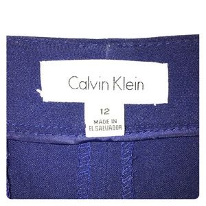 Calvin Klein dress pants. Navy blue. Size 12.